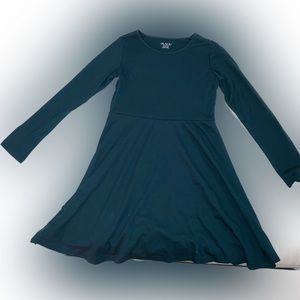 Emerald Green Long Sleeve Dress